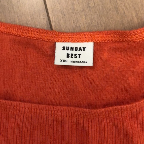 Sunday Best burnt orange bodysuit - Picture 2 of 3